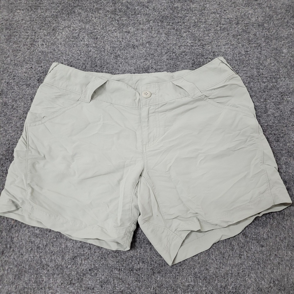 Columbia Shorts Womens Size M Sage Green PFG Fishing Performance XL4452 Nylon
